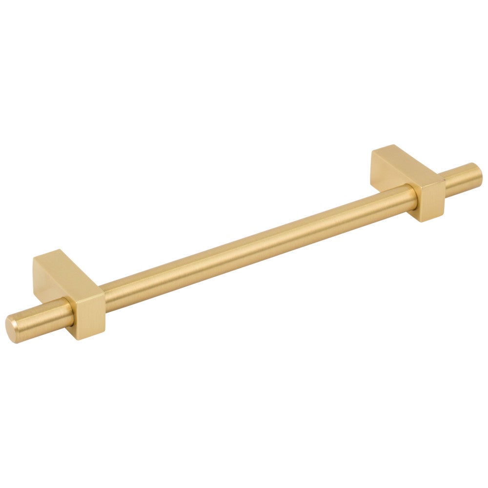96 mm Center-to-Center Satin Nickel Larkin Cabinet Bar Pull