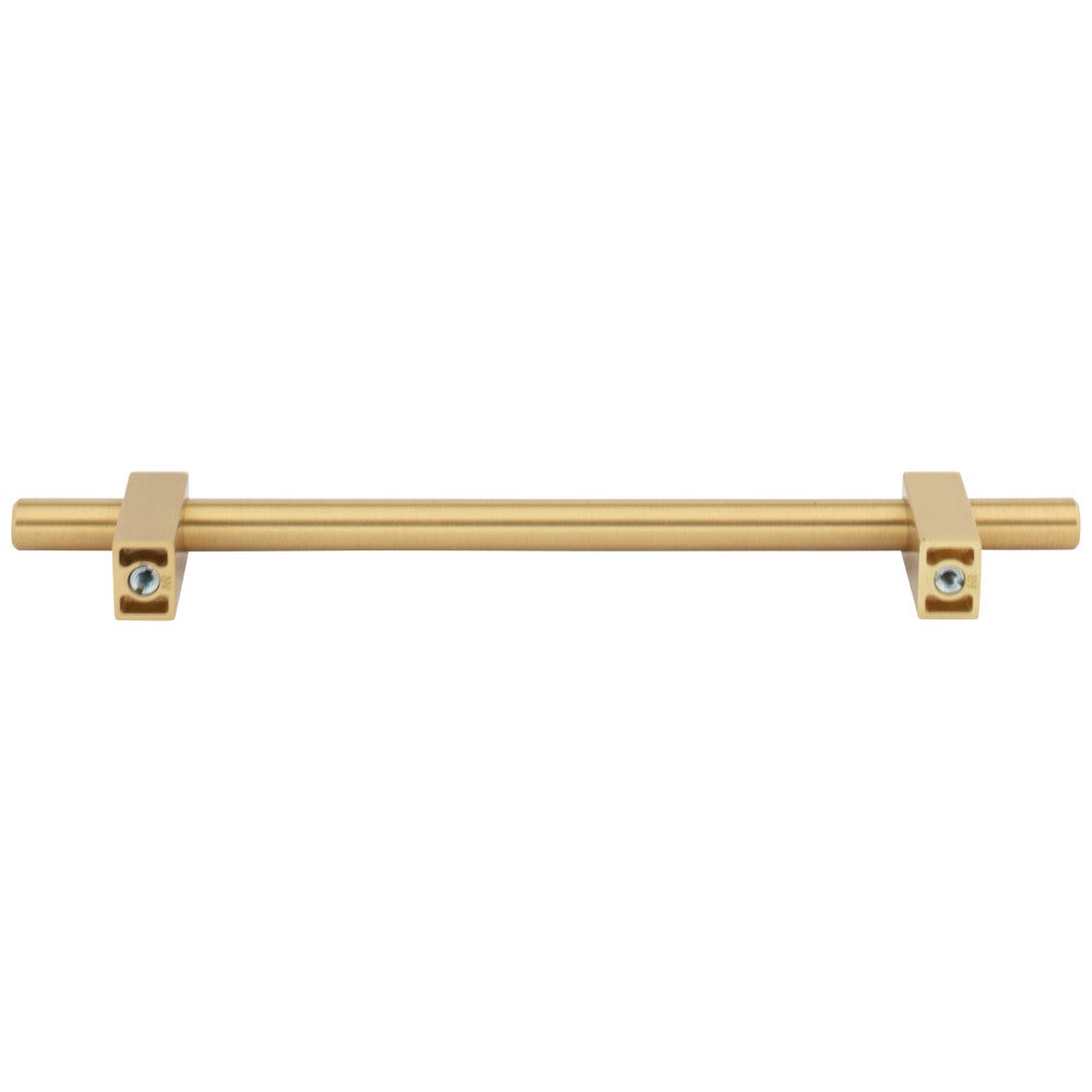 96 mm Center-to-Center Satin Nickel Larkin Cabinet Bar Pull