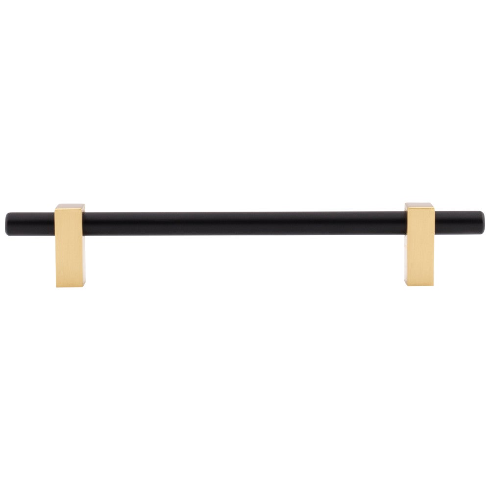 96 mm Center-to-Center Satin Nickel Larkin Cabinet Bar Pull