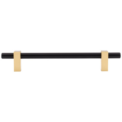 96 mm Center-to-Center Satin Nickel Larkin Cabinet Bar Pull