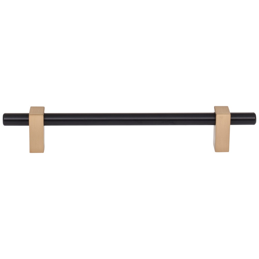 96 mm Center-to-Center Satin Nickel Larkin Cabinet Bar Pull