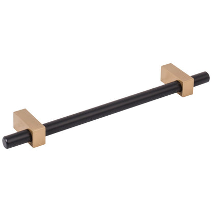 96 mm Center-to-Center Satin Nickel Larkin Cabinet Bar Pull