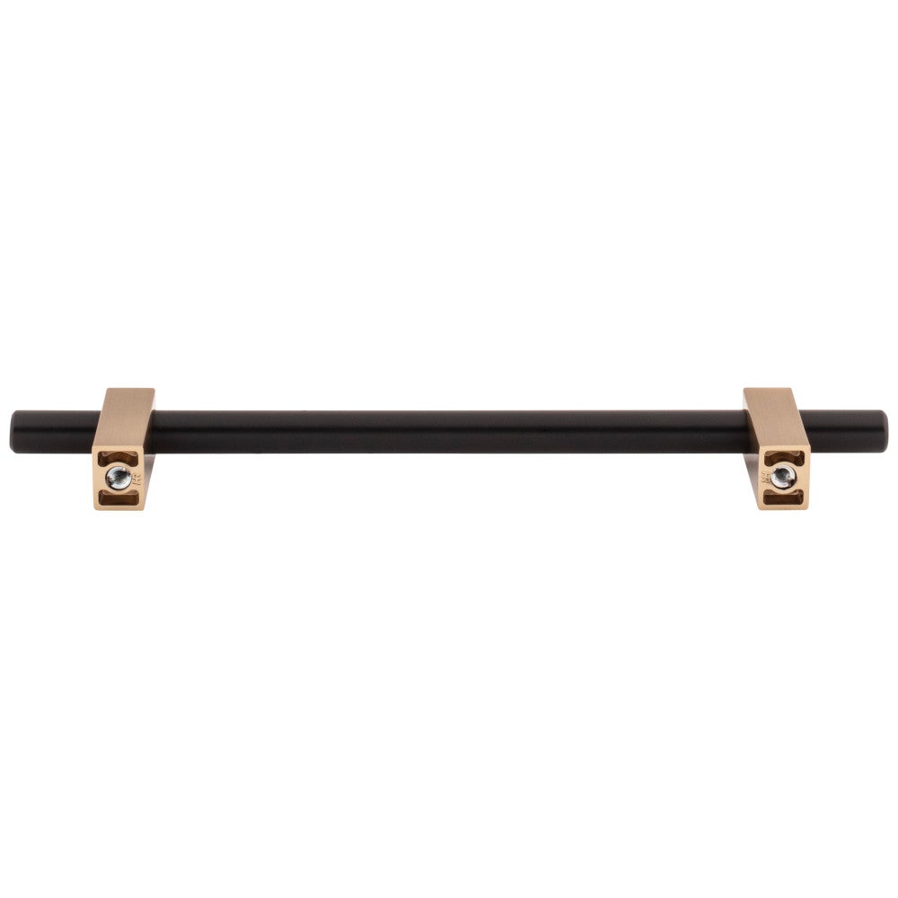 96 mm Center-to-Center Satin Nickel Larkin Cabinet Bar Pull