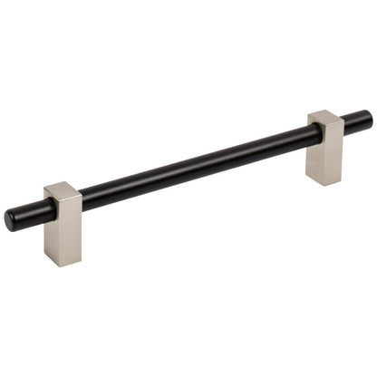 96 mm Center-to-Center Satin Nickel Larkin Cabinet Bar Pull