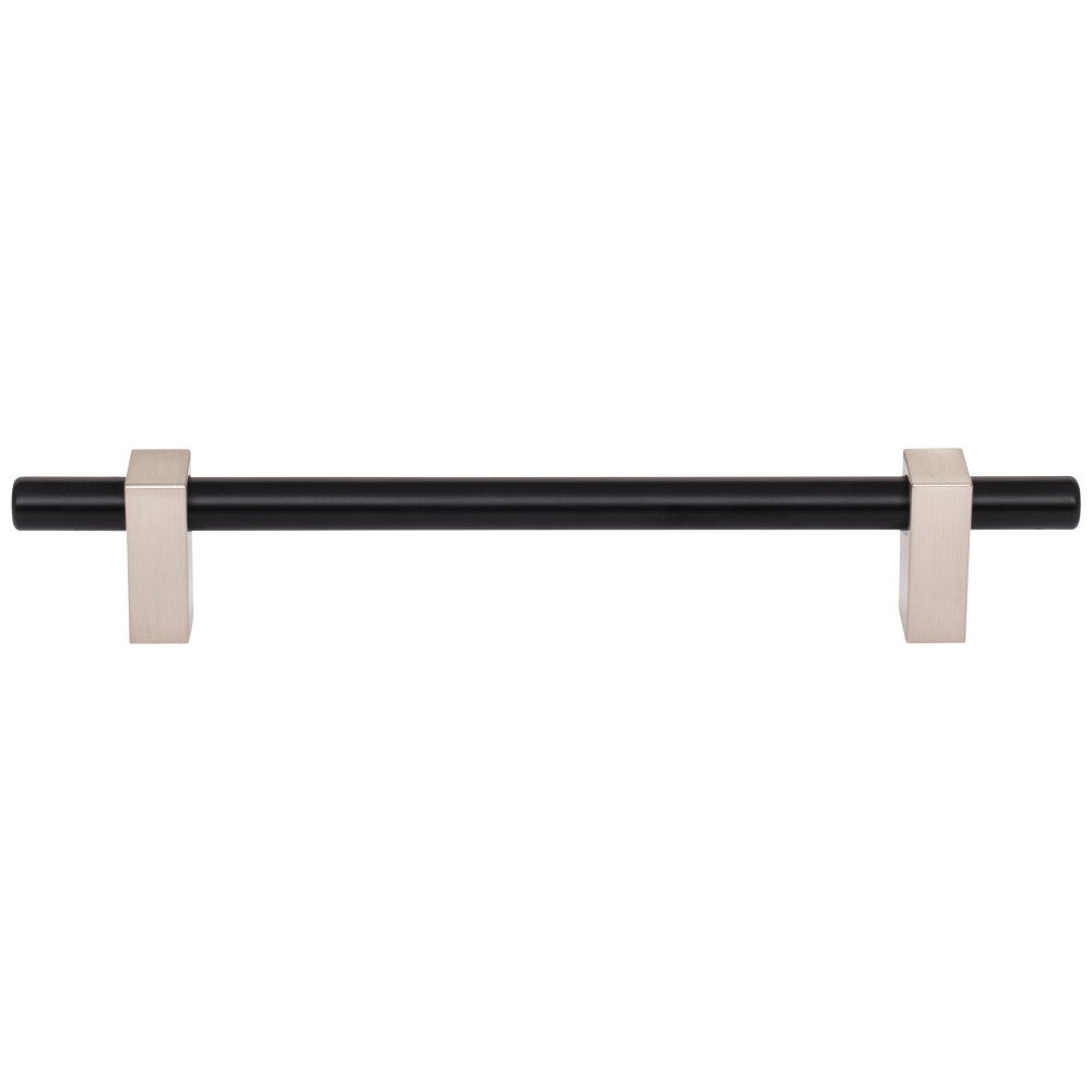 96 mm Center-to-Center Satin Nickel Larkin Cabinet Bar Pull