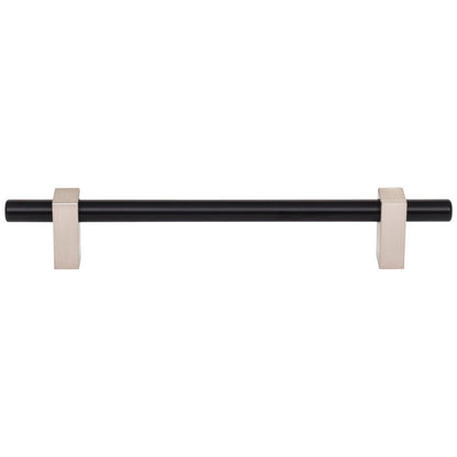 96 mm Center-to-Center Satin Nickel Larkin Cabinet Bar Pull