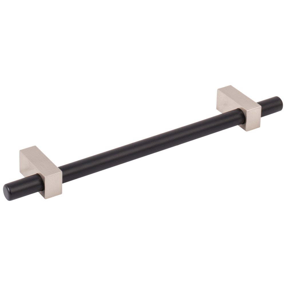 96 mm Center-to-Center Satin Nickel Larkin Cabinet Bar Pull