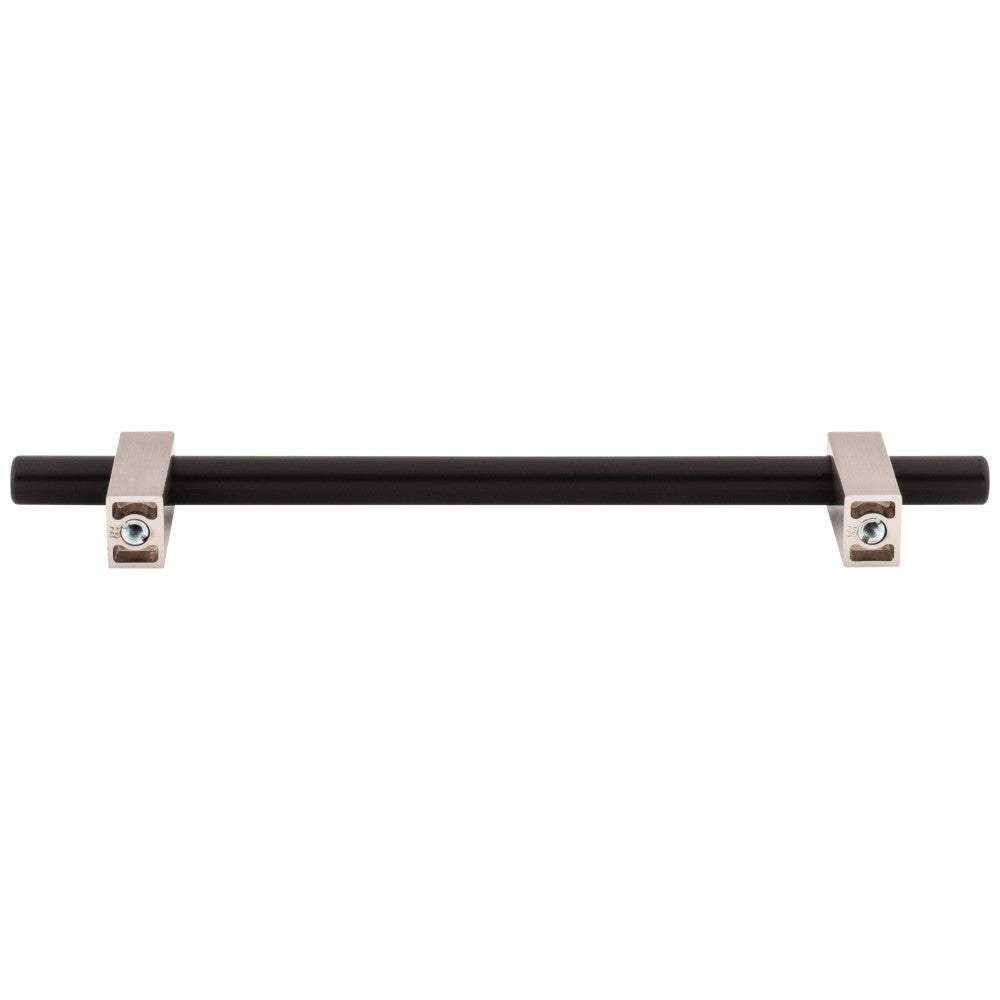 96 mm Center-to-Center Satin Nickel Larkin Cabinet Bar Pull
