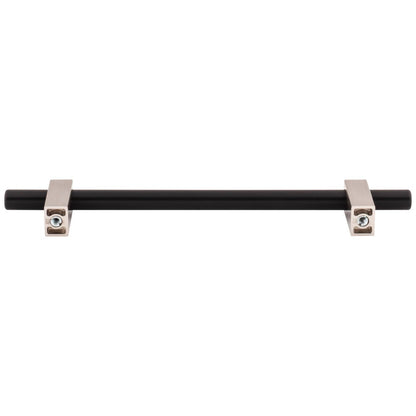 96 mm Center-to-Center Satin Nickel Larkin Cabinet Bar Pull