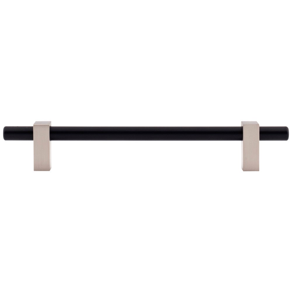 96 mm Center-to-Center Satin Nickel Larkin Cabinet Bar Pull