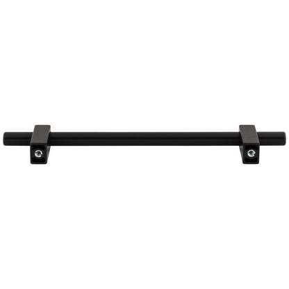 96 mm Center-to-Center Satin Nickel Larkin Cabinet Bar Pull