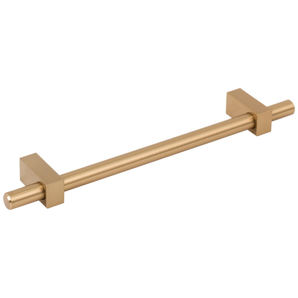 96 mm Center-to-Center Satin Nickel Larkin Cabinet Bar Pull