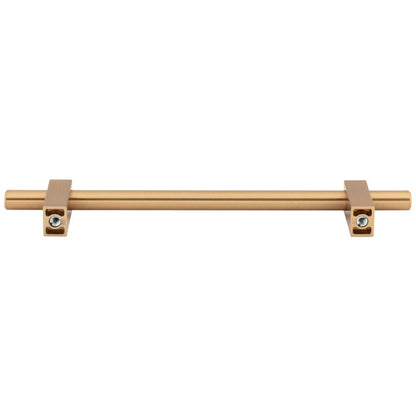 96 mm Center-to-Center Satin Nickel Larkin Cabinet Bar Pull