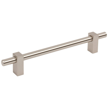 96 mm Center-to-Center Satin Nickel Larkin Cabinet Bar Pull
