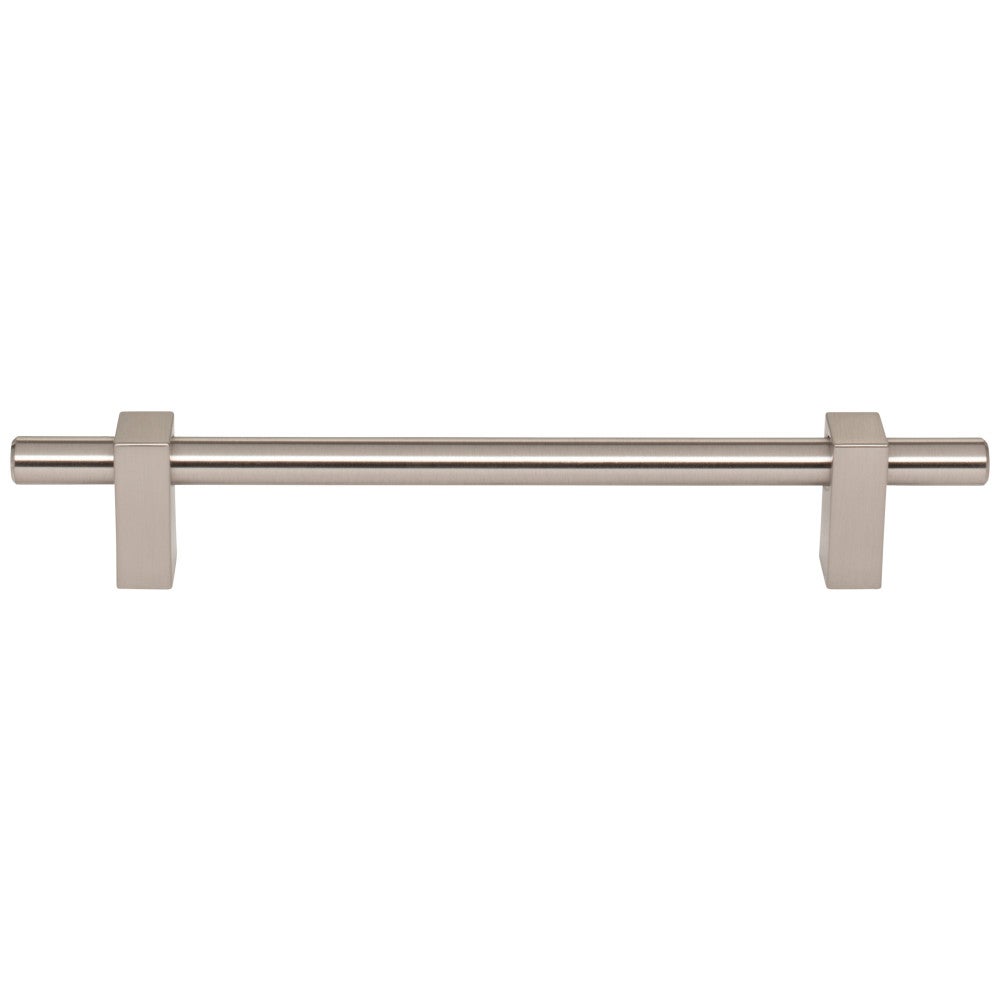 96 mm Center-to-Center Satin Nickel Larkin Cabinet Bar Pull