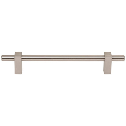 96 mm Center-to-Center Satin Nickel Larkin Cabinet Bar Pull