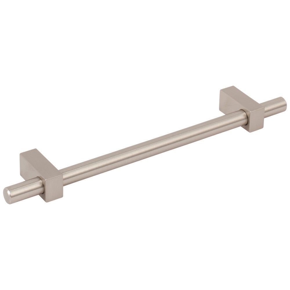 96 mm Center-to-Center Satin Nickel Larkin Cabinet Bar Pull
