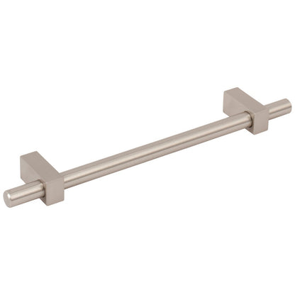96 mm Center-to-Center Satin Nickel Larkin Cabinet Bar Pull