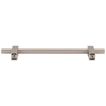 96 mm Center-to-Center Satin Nickel Larkin Cabinet Bar Pull