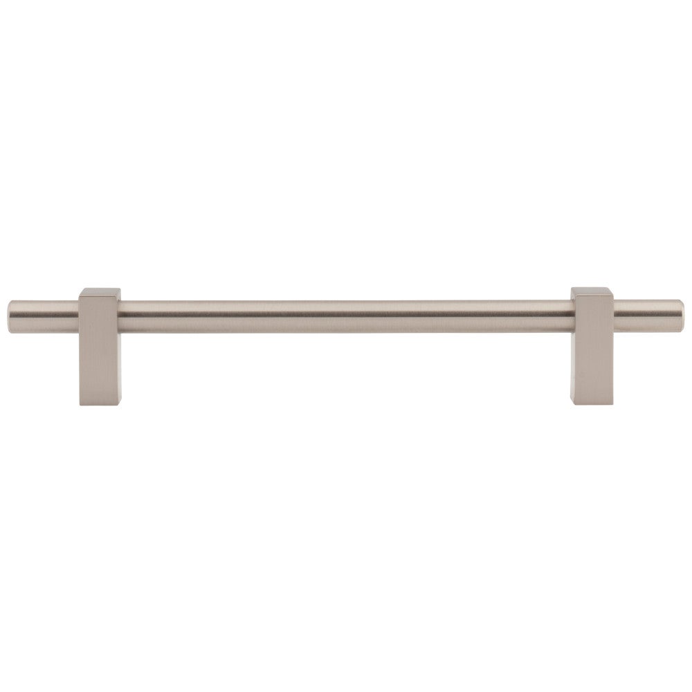 96 mm Center-to-Center Satin Nickel Larkin Cabinet Bar Pull