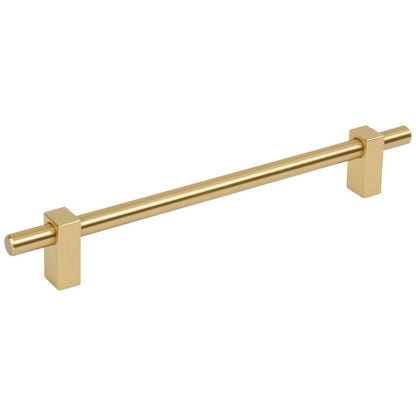 96 mm Center-to-Center Satin Nickel Larkin Cabinet Bar Pull
