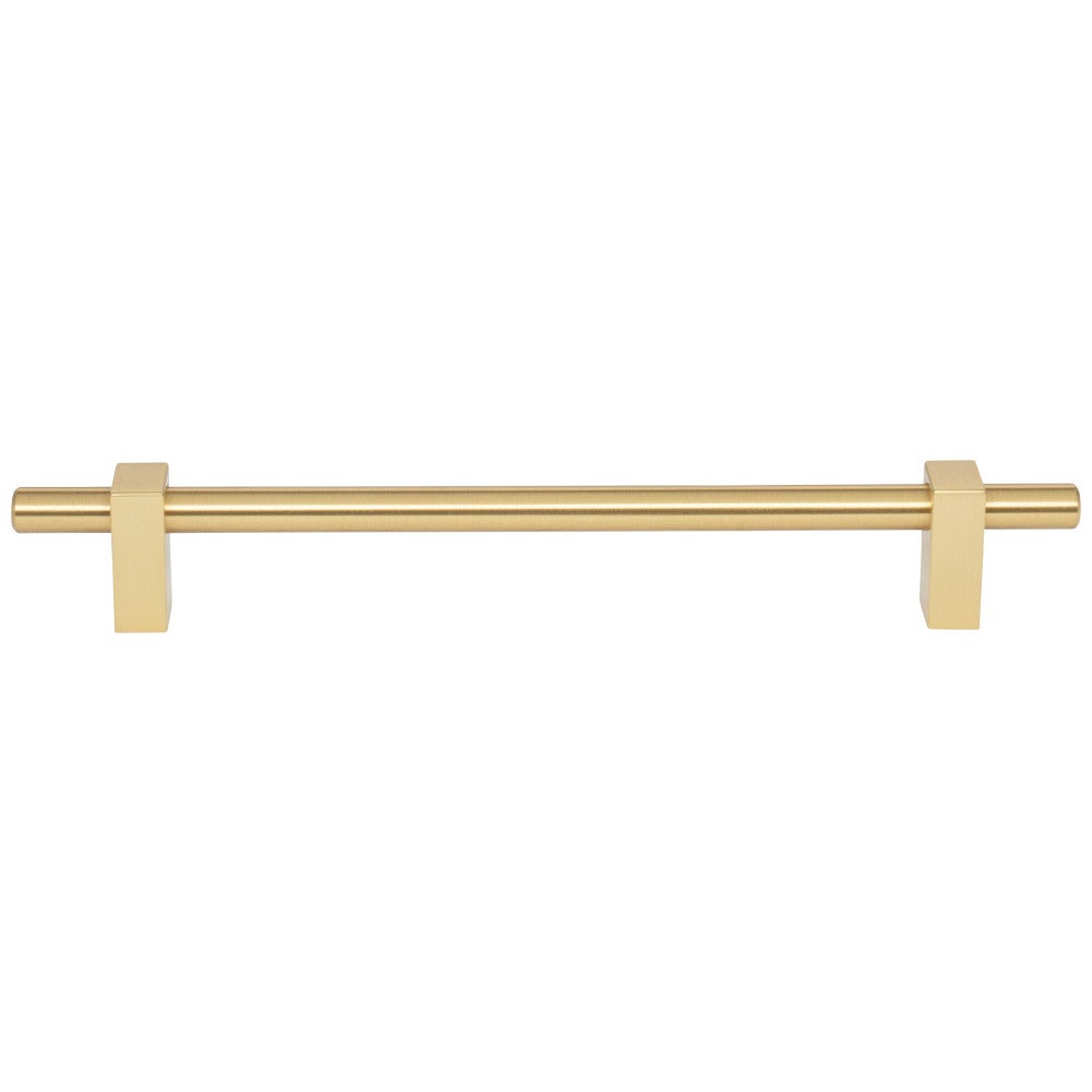 96 mm Center-to-Center Satin Nickel Larkin Cabinet Bar Pull