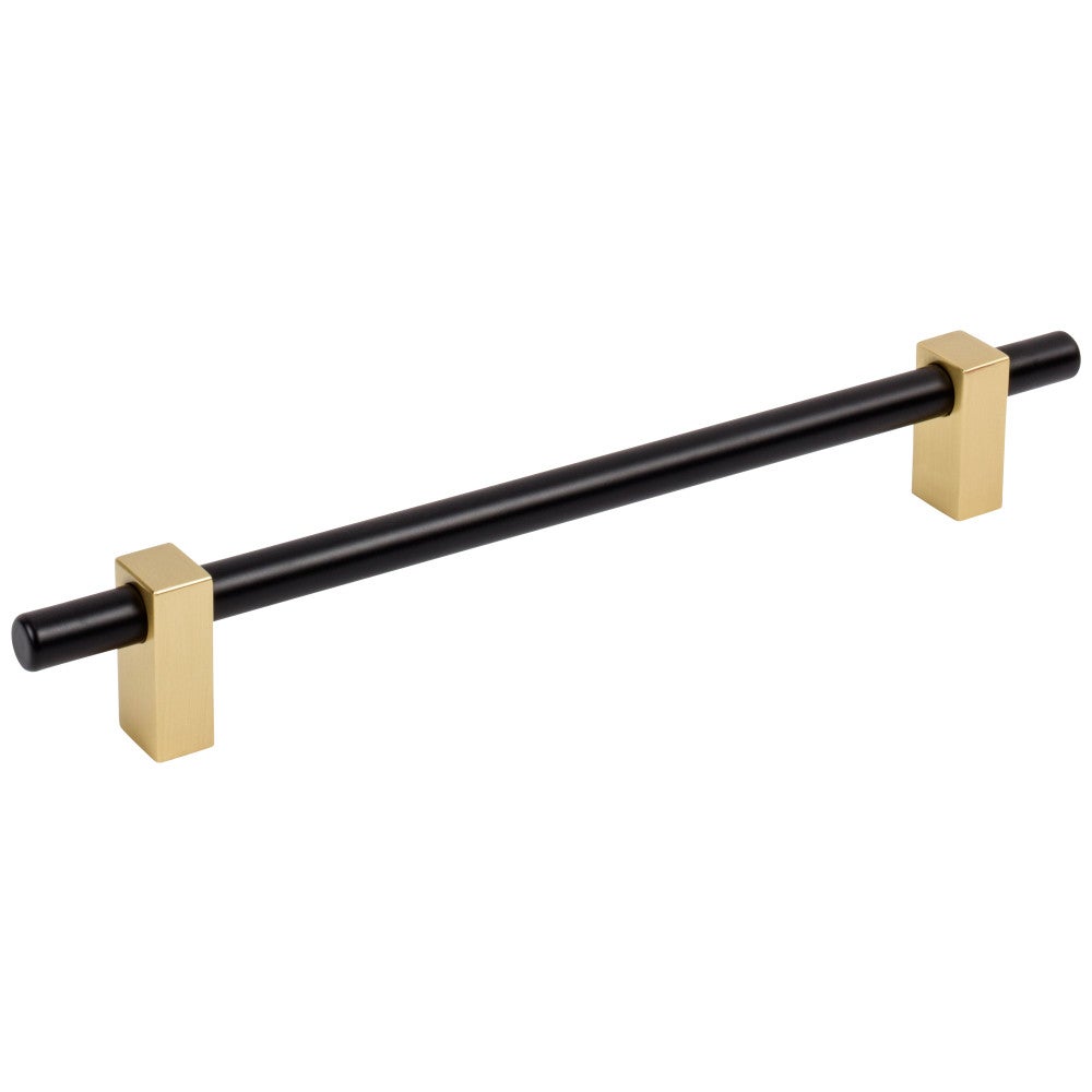 96 mm Center-to-Center Satin Nickel Larkin Cabinet Bar Pull