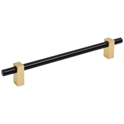 96 mm Center-to-Center Satin Nickel Larkin Cabinet Bar Pull