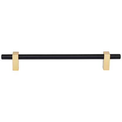96 mm Center-to-Center Satin Nickel Larkin Cabinet Bar Pull