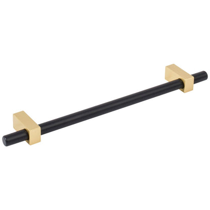 96 mm Center-to-Center Satin Nickel Larkin Cabinet Bar Pull