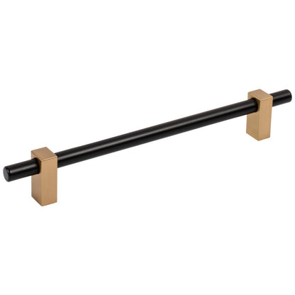 96 mm Center-to-Center Satin Nickel Larkin Cabinet Bar Pull