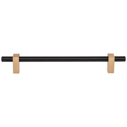 96 mm Center-to-Center Satin Nickel Larkin Cabinet Bar Pull