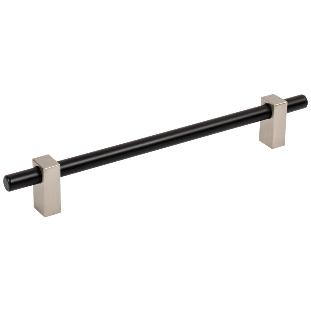 96 mm Center-to-Center Satin Nickel Larkin Cabinet Bar Pull