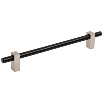 96 mm Center-to-Center Satin Nickel Larkin Cabinet Bar Pull