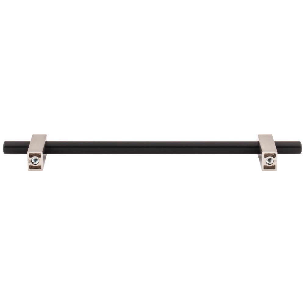 96 mm Center-to-Center Satin Nickel Larkin Cabinet Bar Pull