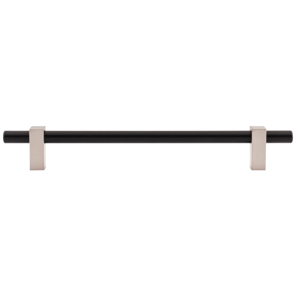 96 mm Center-to-Center Satin Nickel Larkin Cabinet Bar Pull