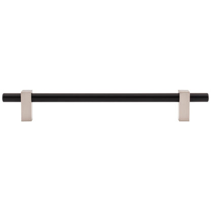 96 mm Center-to-Center Satin Nickel Larkin Cabinet Bar Pull