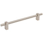 96 mm Center-to-Center Satin Nickel Larkin Cabinet Bar Pull