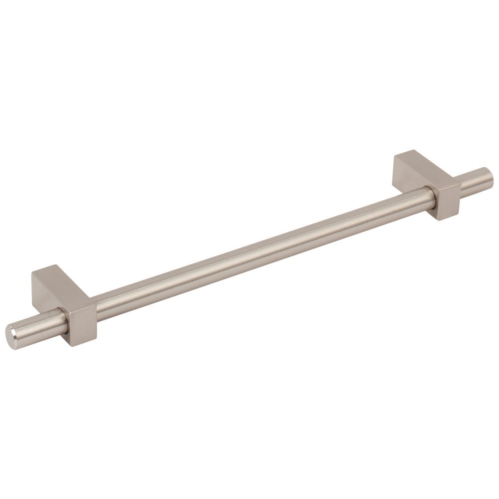 96 mm Center-to-Center Satin Nickel Larkin Cabinet Bar Pull