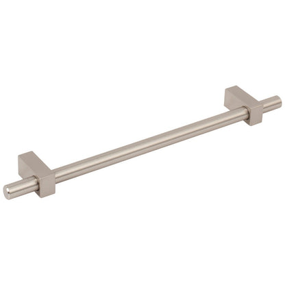 96 mm Center-to-Center Satin Nickel Larkin Cabinet Bar Pull