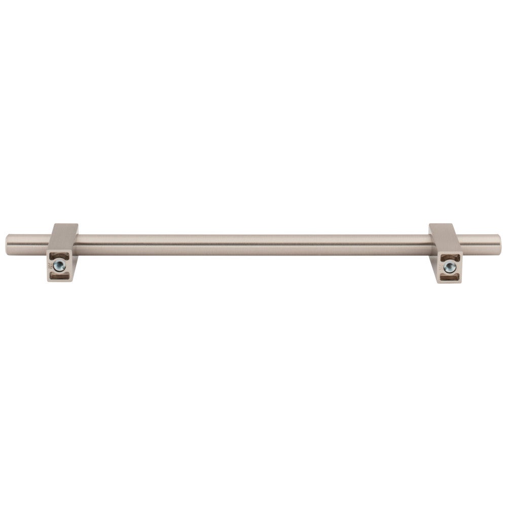 96 mm Center-to-Center Satin Nickel Larkin Cabinet Bar Pull
