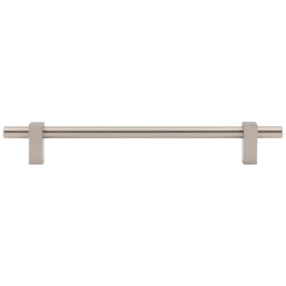 96 mm Center-to-Center Satin Nickel Larkin Cabinet Bar Pull