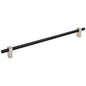 96 mm Center-to-Center Satin Nickel Larkin Cabinet Bar Pull