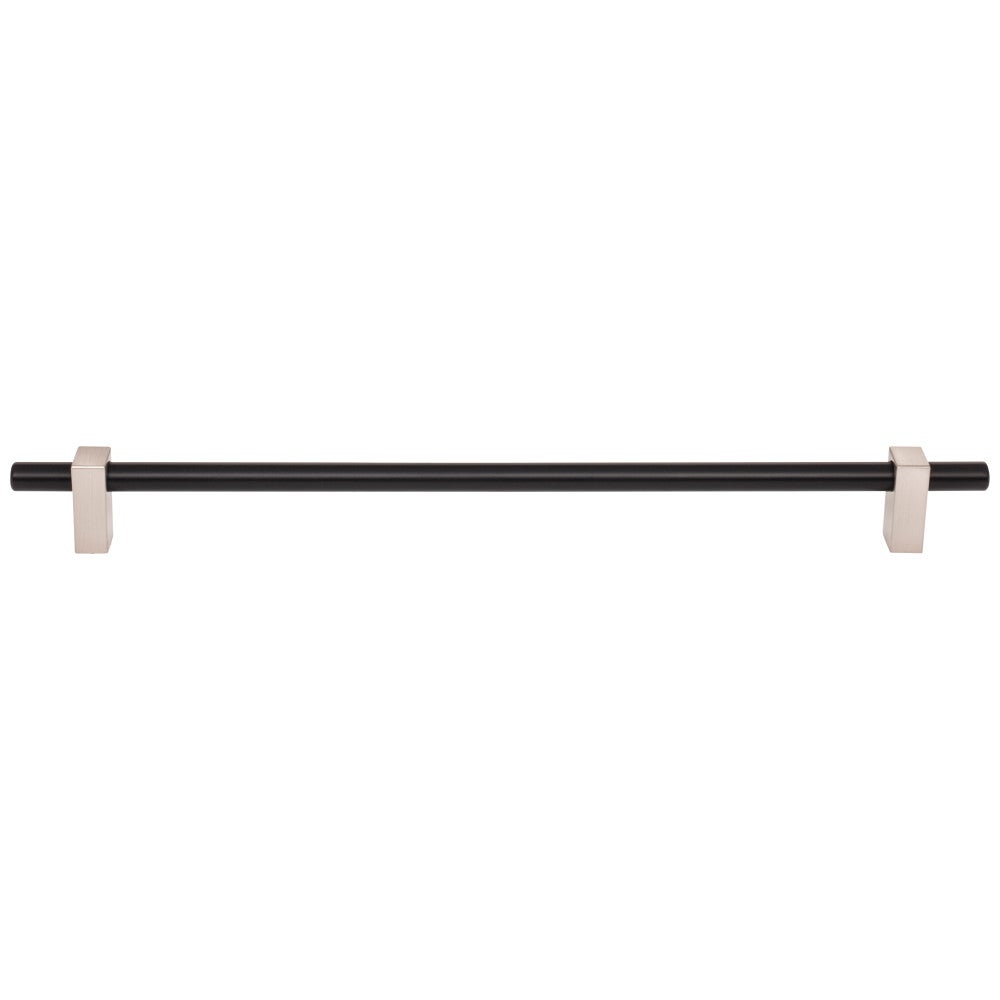 96 mm Center-to-Center Satin Nickel Larkin Cabinet Bar Pull