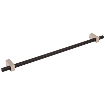 96 mm Center-to-Center Satin Nickel Larkin Cabinet Bar Pull
