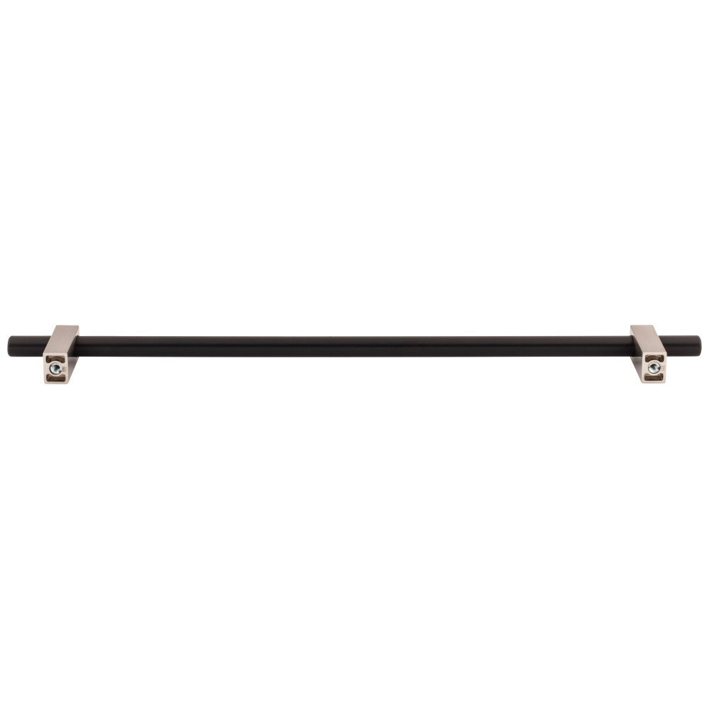 96 mm Center-to-Center Satin Nickel Larkin Cabinet Bar Pull