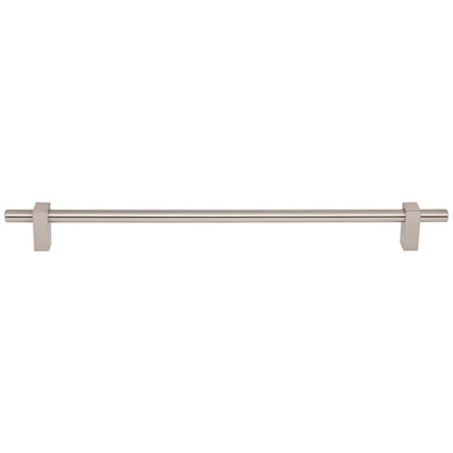 96 mm Center-to-Center Satin Nickel Larkin Cabinet Bar Pull