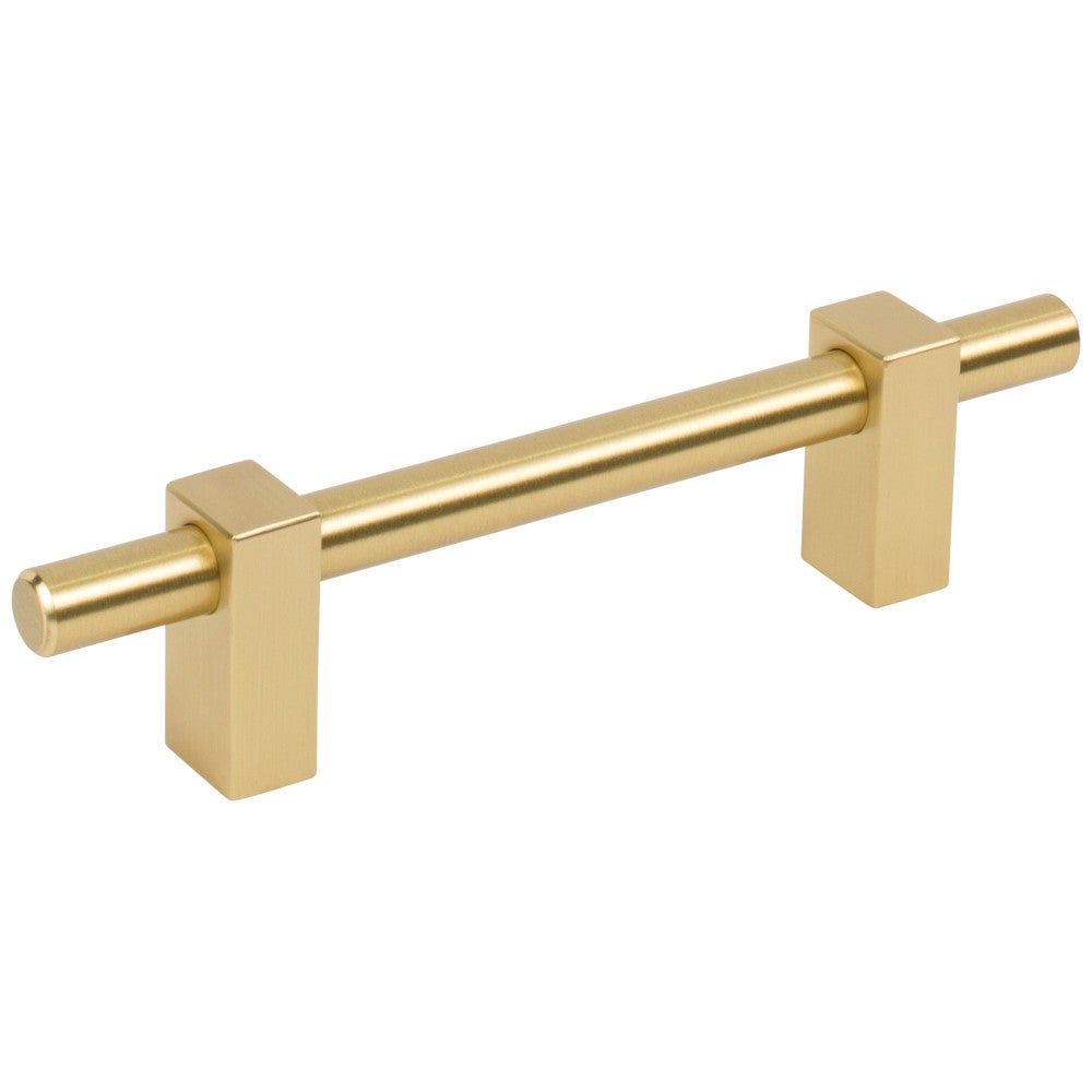 96 mm Center-to-Center Satin Nickel Larkin Cabinet Bar Pull
