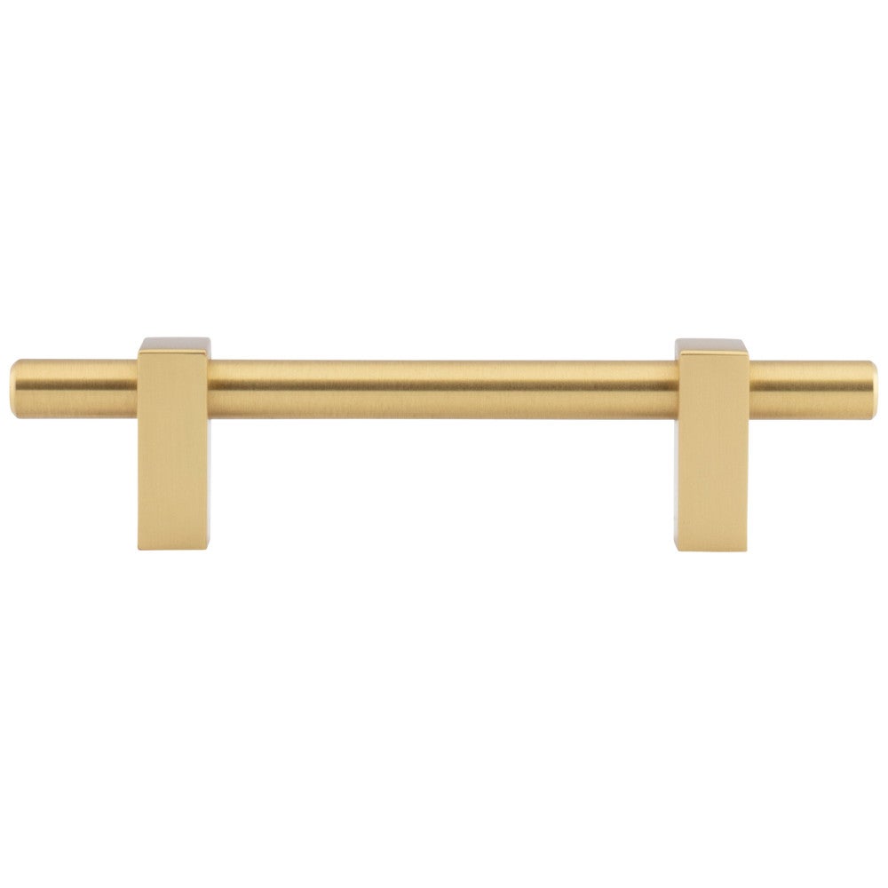96 mm Center-to-Center Satin Nickel Larkin Cabinet Bar Pull