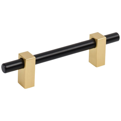 96 mm Center-to-Center Satin Nickel Larkin Cabinet Bar Pull
